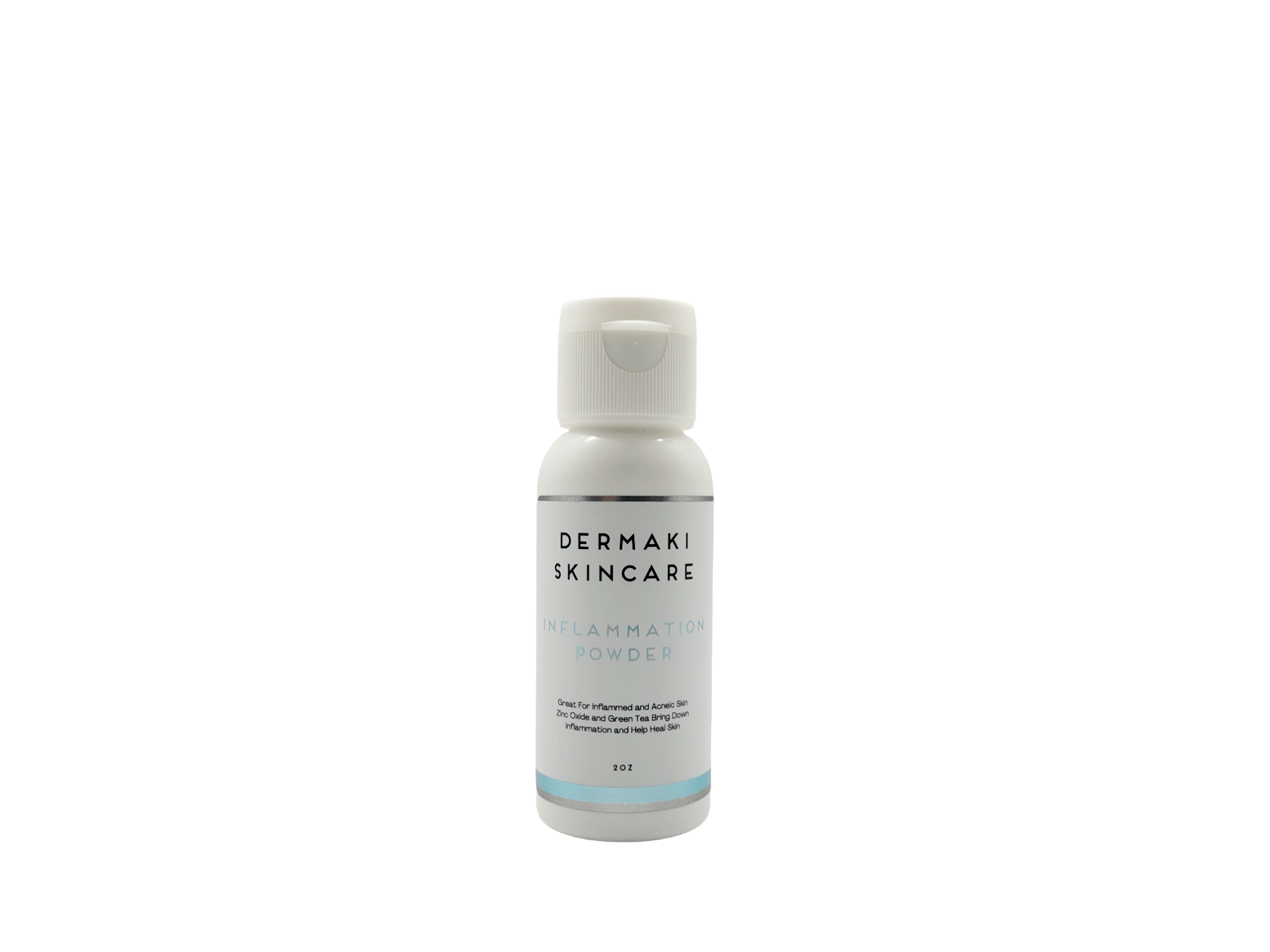 Inflammation Powder in a 2oz container, ideal for soothing skin irritation and enhancing skin health.