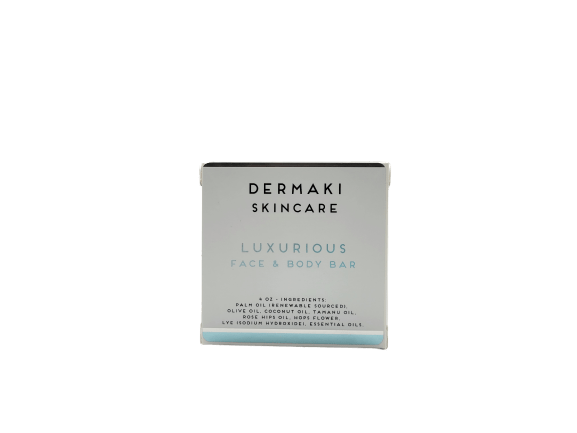 Luxurious 4oz Face and Body Bar, enriched with premium skincare ingredients for healthy, radiant skin.