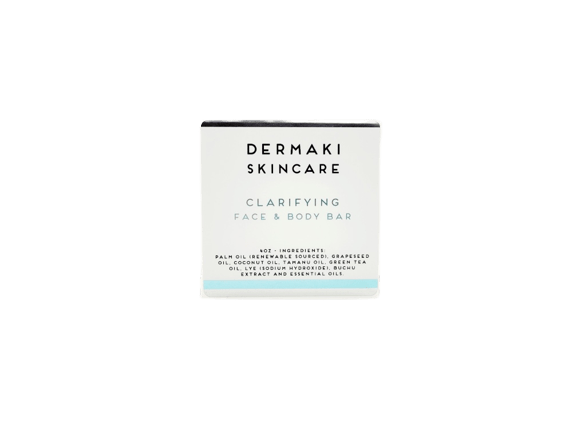 Clarifying Bar 4oz for acne-prone skin, featuring gentle exfoliation and deep cleansing properties.