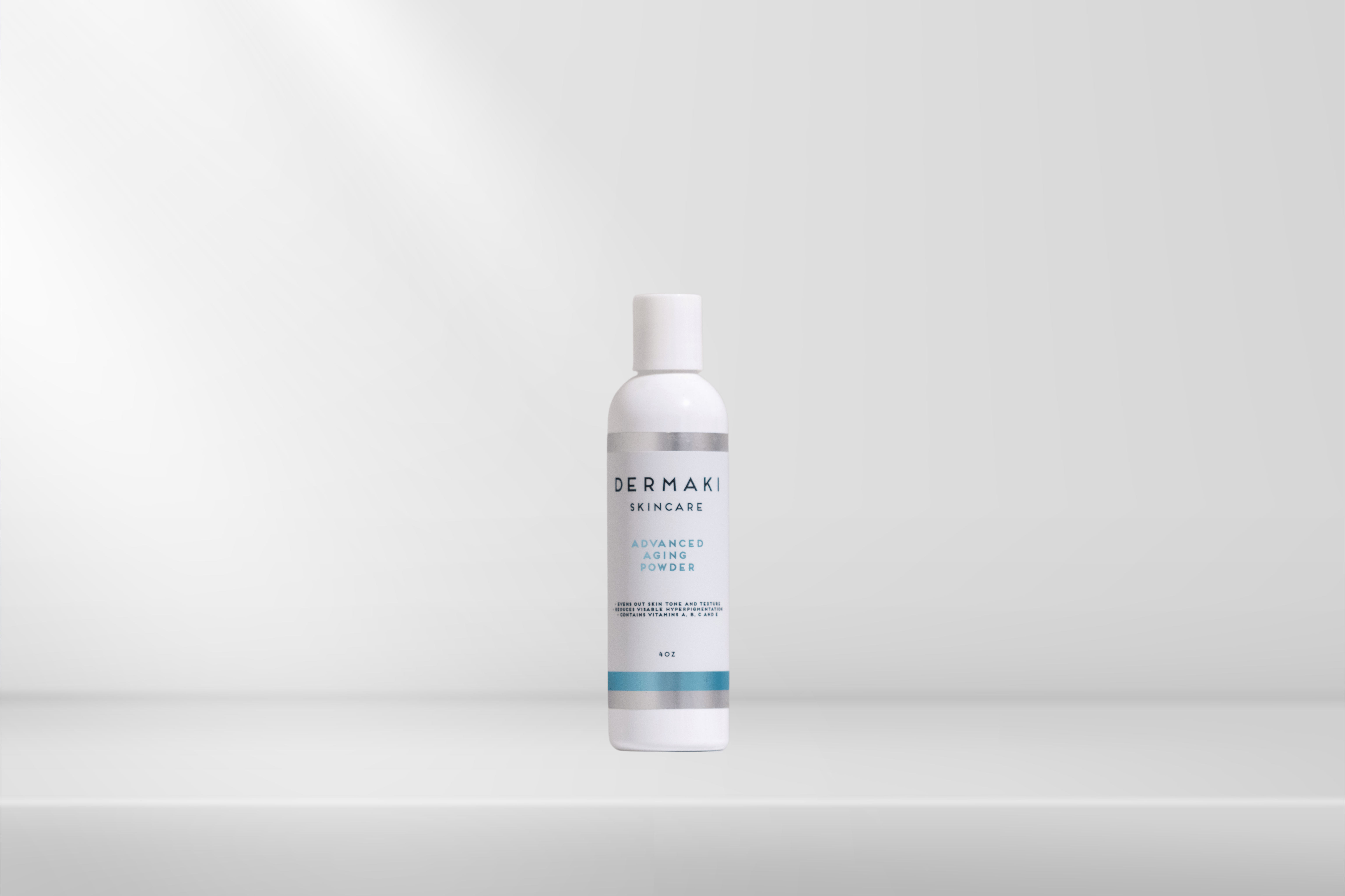 4oz Advanced Aging Powder for youthful skin, part of DERMAKIs anti-aging skincare line.