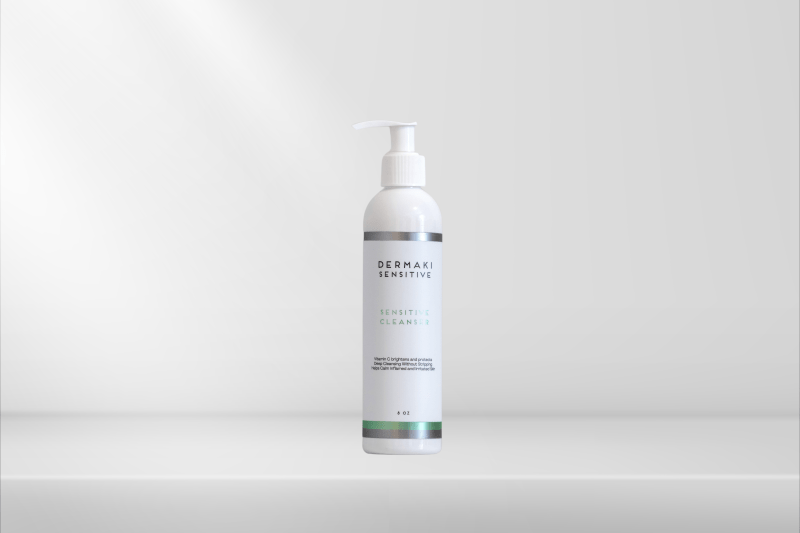 Sensitive Cleanser by DERMAKI - Peptide Enriched for Gentle Cleansing