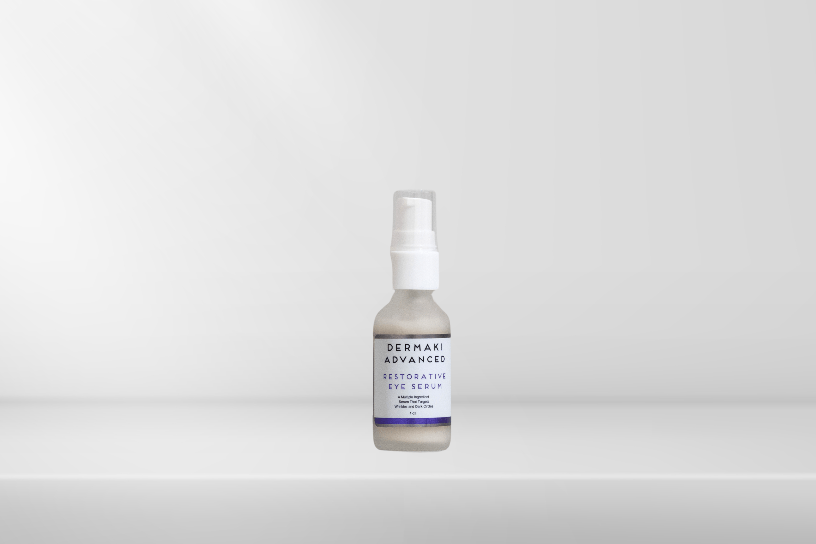 Restorative Eye Serum with natural ingredients for dark circles