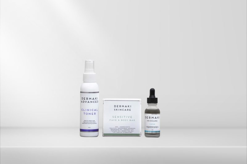 DERMAKI Soothing Kit for sensitive skin with calming ingredients