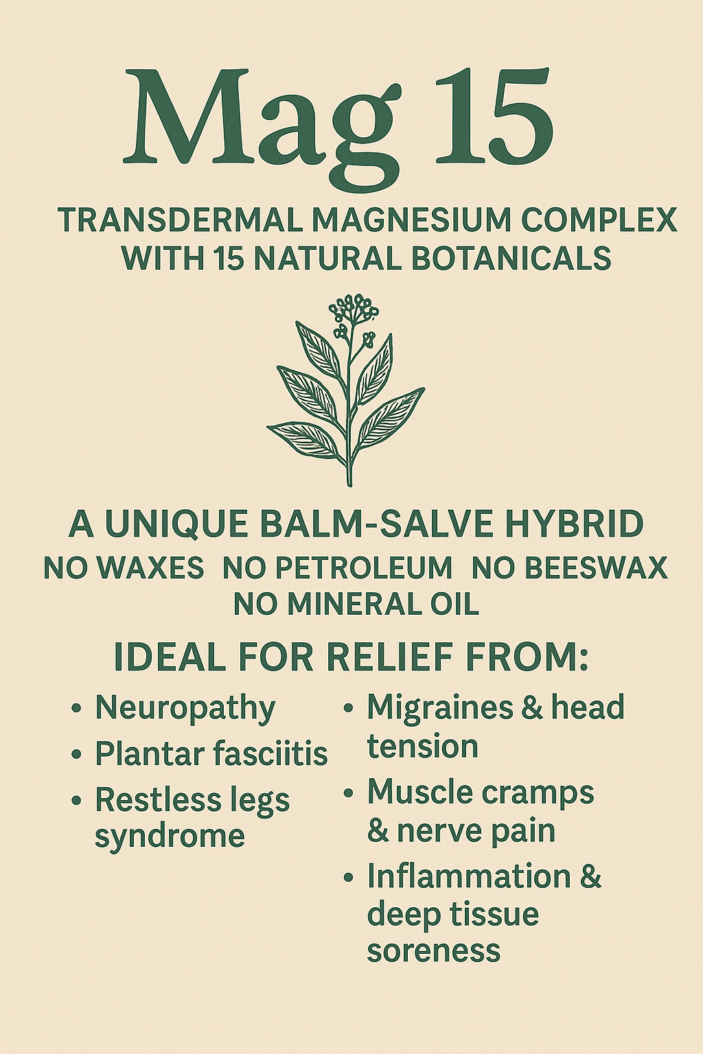 Benefits of Mag 15: Advanced skincare ingredient for anti-aging and hydration.