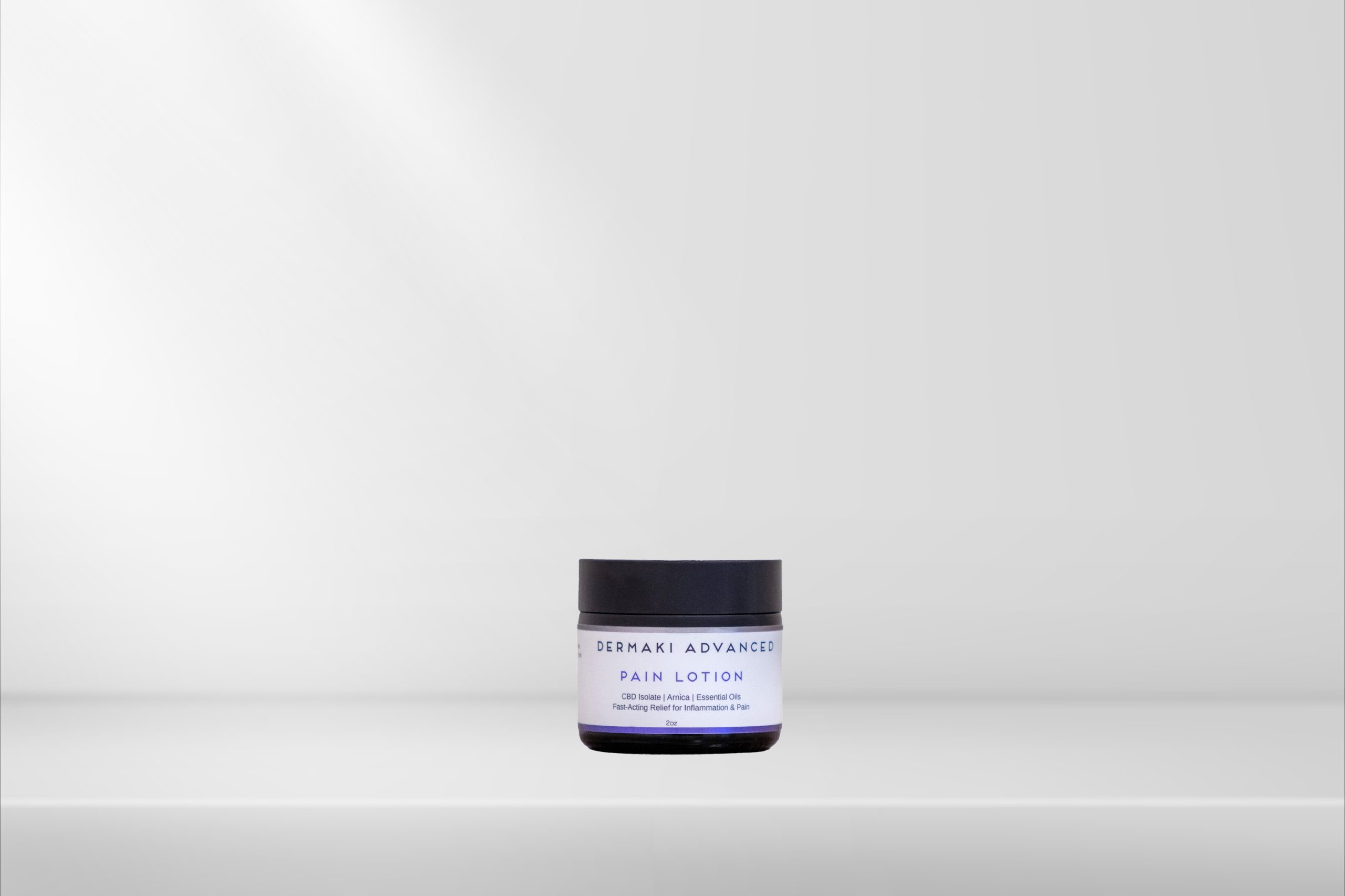 Pain Lotion with CBD in a 2oz jar for effective pain relief