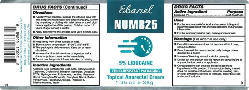 Numbing Cream 5% Lidocaine for pain relief