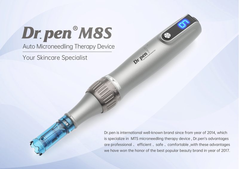 Microneedling pen for professional skincare, enhancing skin rejuvenation and anti-aging treatments.
